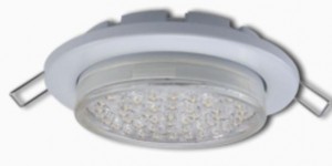 Ecola GX53-H6 св-к плоский Белый 16x101 Light TW5325ECB