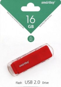 Флэш-диск (флэшка) USB 16GB Smartbuy Dock Red  (SB16GBDK-R)