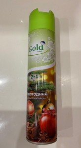 Освежитель воздуха GOLD WIND Хвойный (Новогодний) 300мл Сибиар