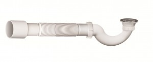 AKVATER Сифон для душевого поддона 1 1/2"х40, гибкая труба 40х40/50, V120-АК