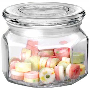 Банка д/сыпучих продуктов ARIA, 0,3л, с крышкой, стекло 4466 Mallony