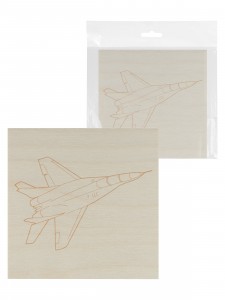 TDM Набор досок для выжигания "Техника", 150х150 мм, 5 шт., пакет, SQ1025-1202