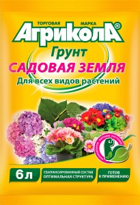 АГРИКОЛА грунт Земля садовая универс. 6л. пакет 58-070