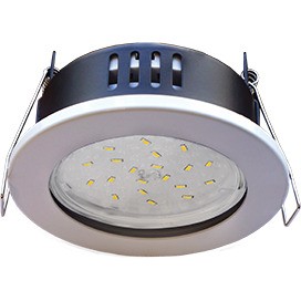Ecola GX53-H9 св-к  IP65 Белый матовый 98x55 FQ5365ECB