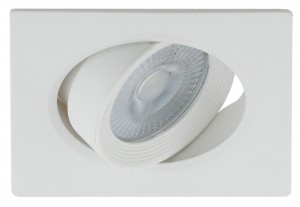 ЭРА KL LED 21A-5 4K WH св-к св/д квадратный поворотн. LED SMD 5W 4000K, белый (100/12