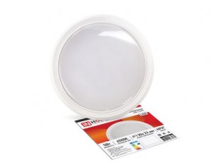 ASD/inHome св-к св/д ЖКХ СПБ-2-КРУГ 5W(400lm) 6500К 6K круг, пластик, белый 130x33 IP40 3235