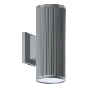 SmartBuy св-к св/д уличный E27x2 140x90x260мм алюм. серый IP65 SBL-WLGR3-2E27