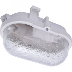 Feron св-к ЖКХ Е27 60W овал IP54 бел. 185x120x115 НБП 01-60-012 41405