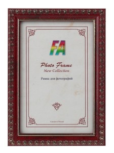 Фоторамка FA пластик "Камея" красный мрамор 21х30 (32/384) 20973