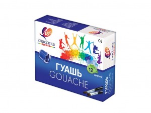 "Гуашь КЛАССИКА 20 мл 12 цв. банка