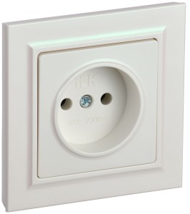 IEK BRITE роз. СУ 1 мест. 10А жемчуг РСР10-1-0-БрЖ BR-R10-10-K36-F