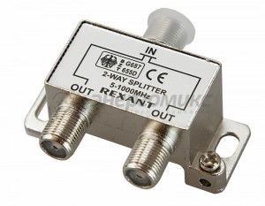 Rexant splitter (делитель) на 2TV 5-1000 MHz  05-6001