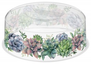 Крышка для СВЧ d=25см, с декором Botanica 222132601/00 Homver