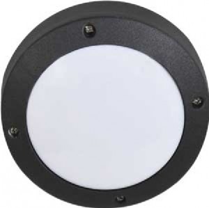 Ecola B4139S св-к матов.Круг черный алюм.1*GX53 IP65 145х145х65 FB53SSECS