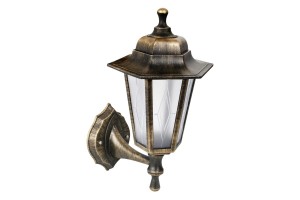 Camelion Леда1 св-к садовый "бра вверх/вниз" черн/бронз E27 60W пласт PP4101/02 C64 НБУ 06-60-001 У1