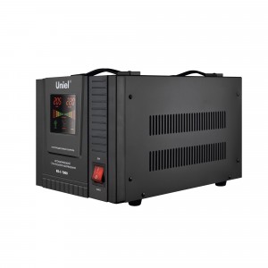 Uniel RS-1/1000 стабилизатор напряж.релейн  1ф 1000ВА 140-260V напольный электрон.