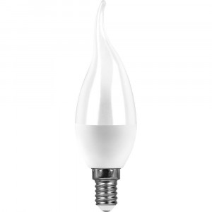 Saffit свеча на ветру С37Т Е14 13W(1070Lm) 6400K 6K 124x37 SBC3713 55175