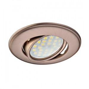 Ecola DH03 MR16 GU5.3 св-к поворот.выпукл. Сатин-Хром 25x88 FN1601EFS