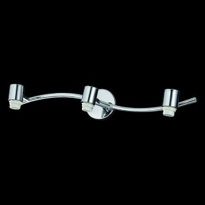 EUROSVET Бра 3x 40W 550х150х90 металл без плафонов/хром Конфетти 79800/3