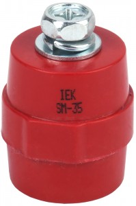 IEK изолятор SM35 (М8) силовой с болтом