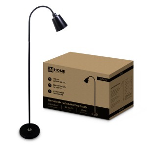 ASD/InHome св-к напольный торшер ТНО 01Ч 60W Е27 черный 230x210x1570 2657