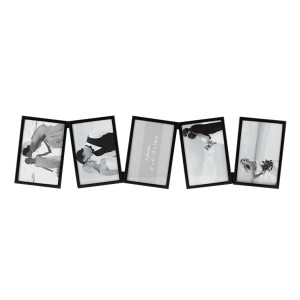 Фоторамка (Ф/р) Image Art 6045/5-4B, 5 в 1, 10x15, черная металл 0573