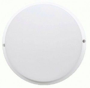 Ecola св-к ЖКХ св/д 12W 4200K 4K Круг 155x45 с датч. движ. мат. бел. IP65 ДПП DMRV12ELC