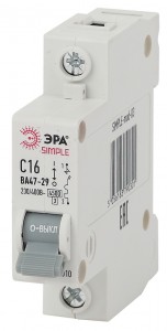 ЭРА SIMPLE автоматический выкл. -mod-08 ВА47-29 1P 50А 4,5кА х-ка C 0455