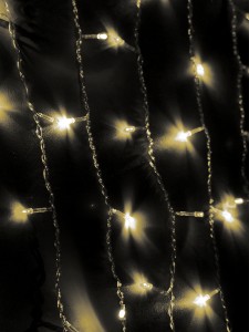 Гирлянда Космос  световой дождь KOC_CUR100_W 100LED белый 2*0,5+1,5м 8 реж
