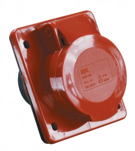 IEK силовая розетка CEE (разъем) 414 скрытая 3Р+Е 16А 380В IP44