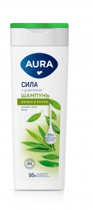 Шампунь для волос Сила и укрепление 380мл AURA (Коттон Клаб)арт.13241