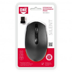 Мышь беспроводная Smartbuy ONE 280AG черная, 4 кнопки (SBM-280AG-K)