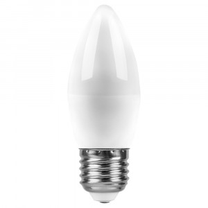 Saffit свеча C37 E27 15W(1275Lm) 4000K 4K матовая 121x37, SBC3715 55206