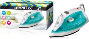 Утюг паровой электр. ERGOLUX ELX-SI01-C40 тефлон, 1600W 220-240V аквамарин  81644
