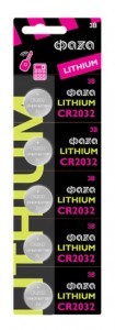 Э/п ФАЗА CR2032 BL5