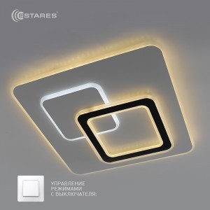 Estares св-к-люстра св/д UNIVERSE 70W S-ON/OFF 4F 460x50 бел IP20