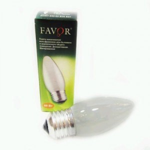 Favor B35 E27 40W свеча матовая (Калашников)