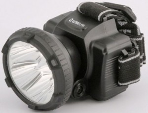 Ultraflash фонарь налобный LED5365 (акк. 4V 0.42Ah) 5св/д (20lm),черн./пластик,отраж,2 реж,з/у 220V