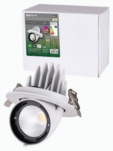 TDM св-к св/д встр.поворот."Акцент-1" LED DSL-01-030-WW 30 Вт, 24°,3000 К, 90 Ra, IP40 SQ0369-0401