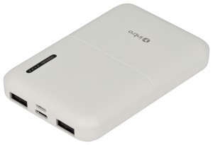 Intro USB зарядки для мобильных устройств ZX50 Power bank 5000mAh, microUSB, Type-C, белый 55897