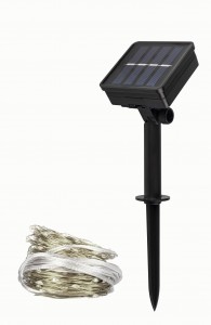 ФАЗА гирлянда на солн. батарее SLR-G03-100W нить хол.бел. 100LED 11,9м 1xAAA 600мАч Ni-MH  IP55