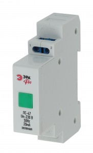 ЭРА Pro Лампа сигнальная ЛС-47 (зеленая) на DIN-рейку NO-902-178 9434