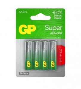 Э/п GP Super G-TECH 15A LR6/316 BL3+1