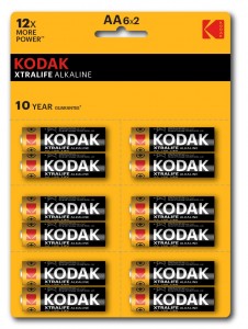Э/п Kodak XTRALIFE LR6/316 12BL perforated (6x2BL) [KAA-2x6 perf] (144/576/18432) 8460