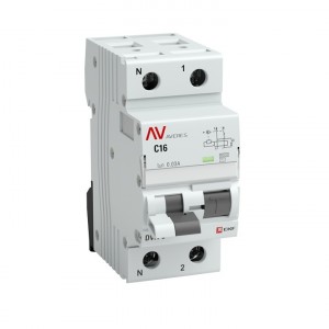 Дифференциальный автомат DVA-6 1P+N 16А (C) 30мА (AC) 6кА EKF AVERES