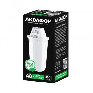 Модуль сменный/кассета фильтр. Аквафор А8, 1шт/уп, ресурс 350л, арт.510357