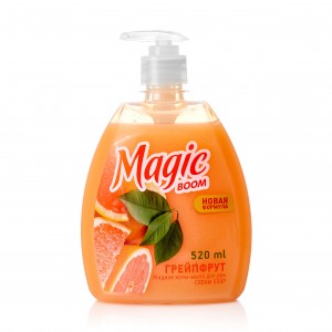 Мыло-крем жидкое для рук 520мл. Грейпфрут Magic Boom MB01 (5!)