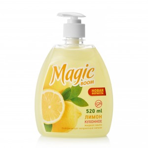 Мыло-крем жидкое для рук 520мл. Лимон Magic Boom MB05 (5!)