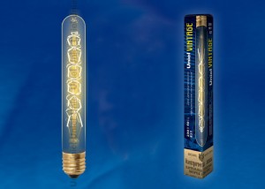 Uniel  LOFT L28A E27 60W винтажная лампа накаливания IL-V-L28A-60/GOLDEN/E27 CW01