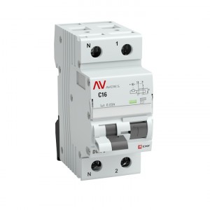 Дифференциальный автомат DVA-6 1P+N 10А (B) 30мА (AC) 6кА EKF AVERES